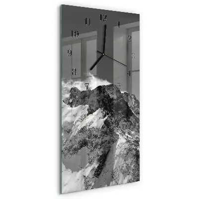 Relógio de vidro vertical Montanha