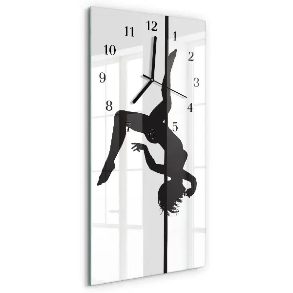 Relógio de parede retangular Dançarina de pole dance