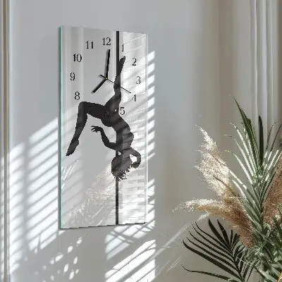 Relógio de parede retangular Dançarina de pole dance