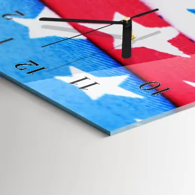 Relógio de parede retangular Toalhas de mesa