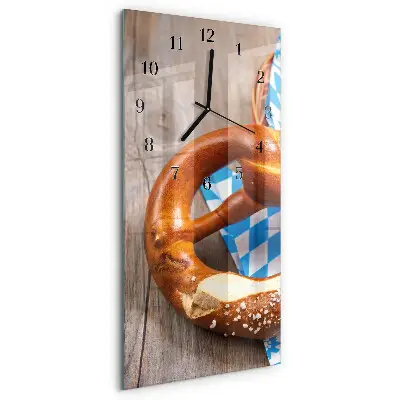 Relógio de parede retangular Pretzel