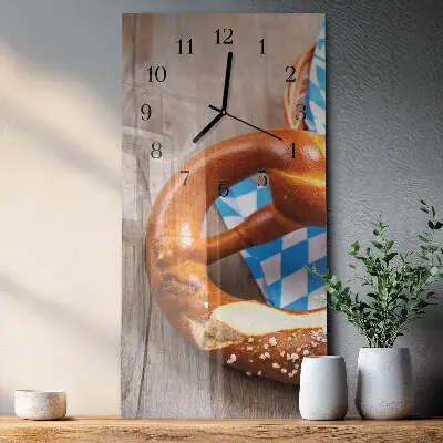 Relógio de parede retangular Pretzel