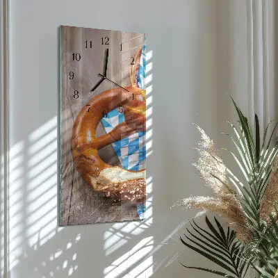 Relógio de parede retangular Pretzel