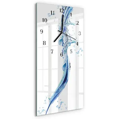 Relógio de parede retangular Água
