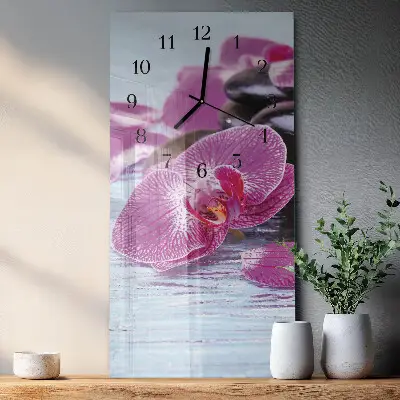 Relógio de parede retangular Uma ideia para orquídeas