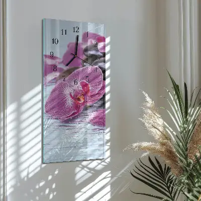 Relógio de parede retangular Uma ideia para orquídeas