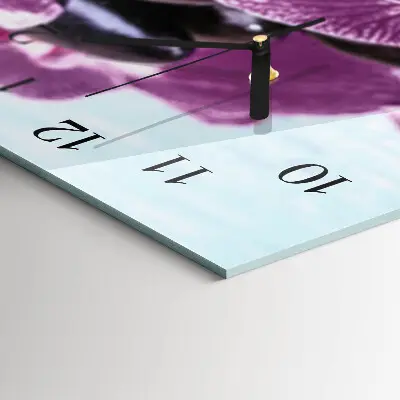 Relógio de parede retangular Uma ideia para orquídeas