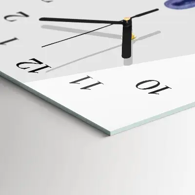 Relógio de parede retangular Mão