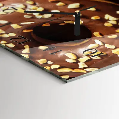 Relógio de vidro vertical Donuts