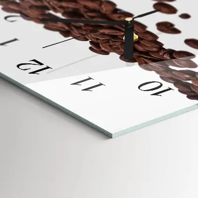 Relógio de parede Cafeína nos grãos
