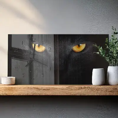 Relógio retangular Gato