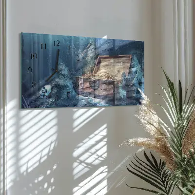 Relógio de parede objetos de valor submersos