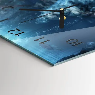 Relógio de parede objetos de valor submersos