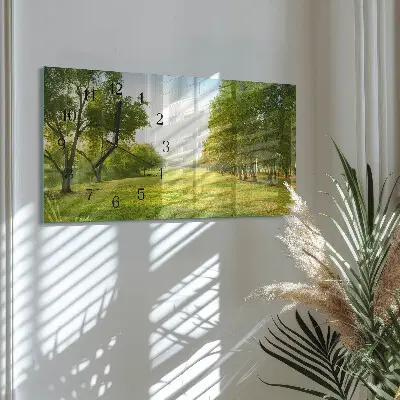 Relógio de parede Natureza verde
