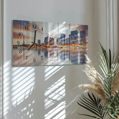 Relógio de parede Noite em Paris