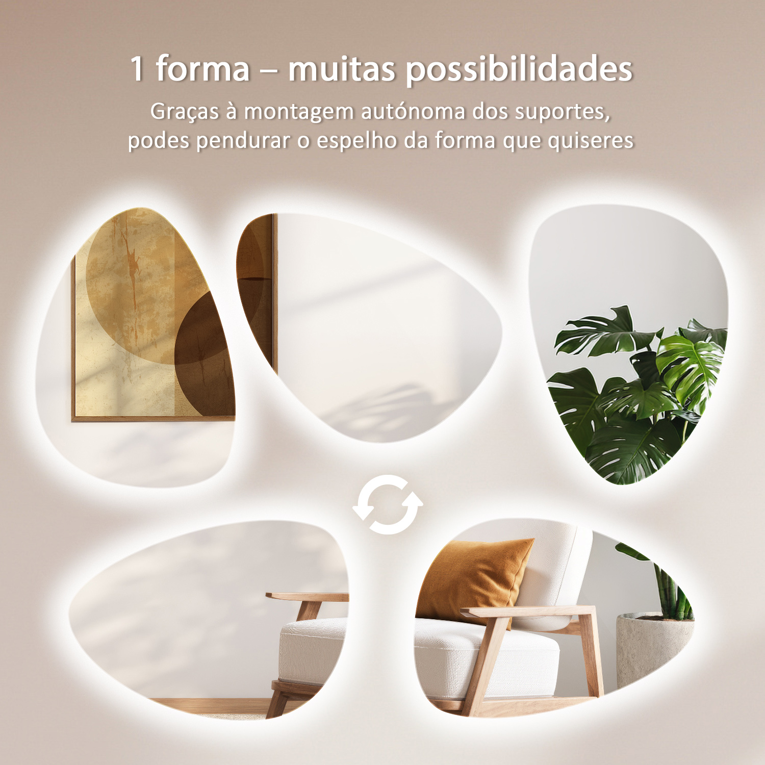 Características e vantagens do espelho LED