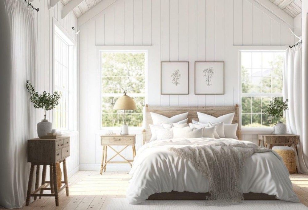 quarto em estilo escandinavo
