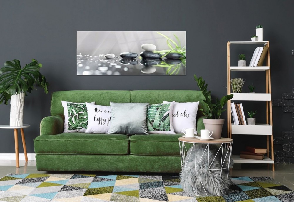 decorações na cor cinza