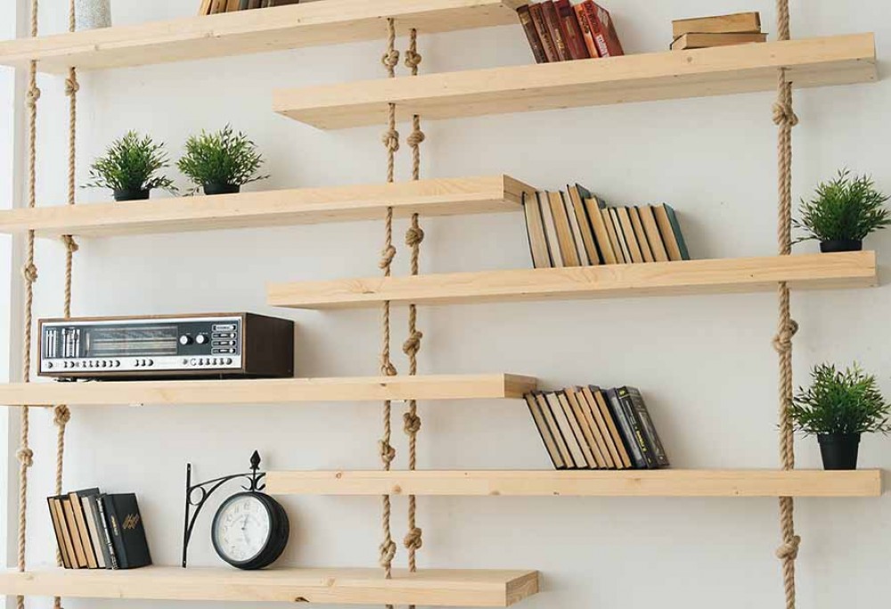 decorações de prateleira