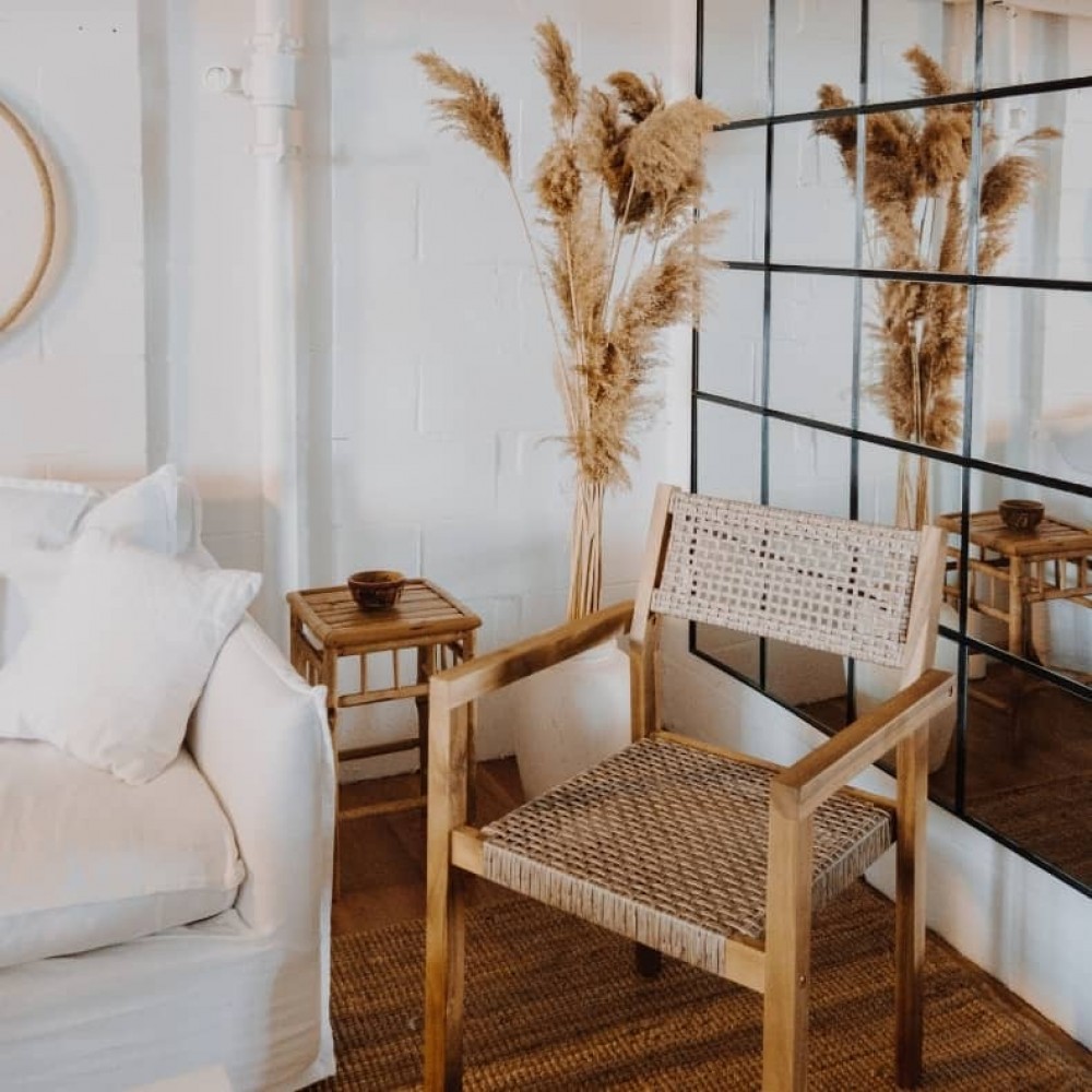 sala de estar estilo boho