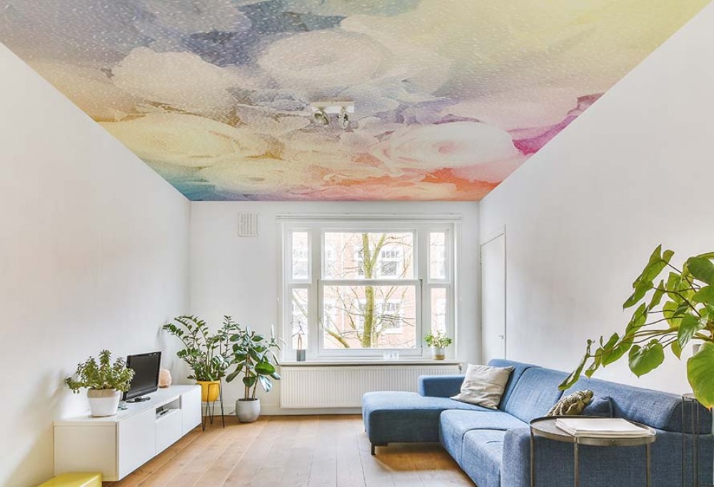 papéis de parede fotográficos para a sala de estar